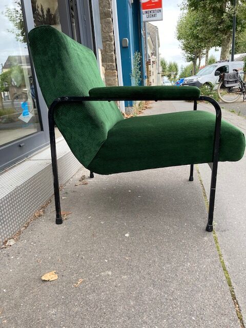 Pair of armchairs guariche model "memphis"- edition meurop 1963