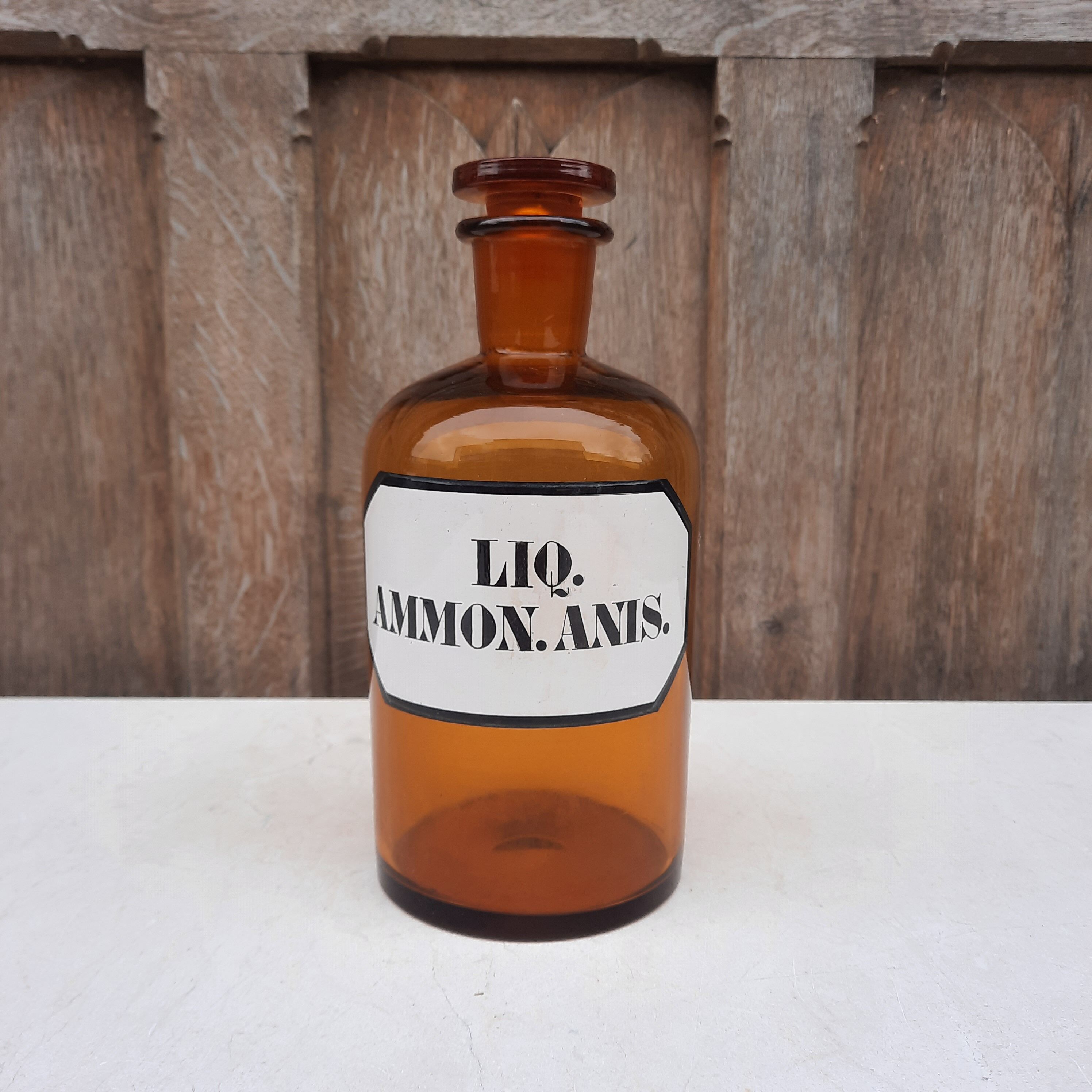 Apothecary bottle, "LIQ. AMMON. ANIS", Germany 1930