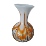 Italian opaline vase murano years 1970