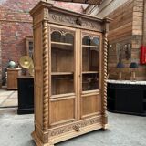 Late 19th century oak library