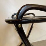 Mahogany side table & magazine holder from 1950'