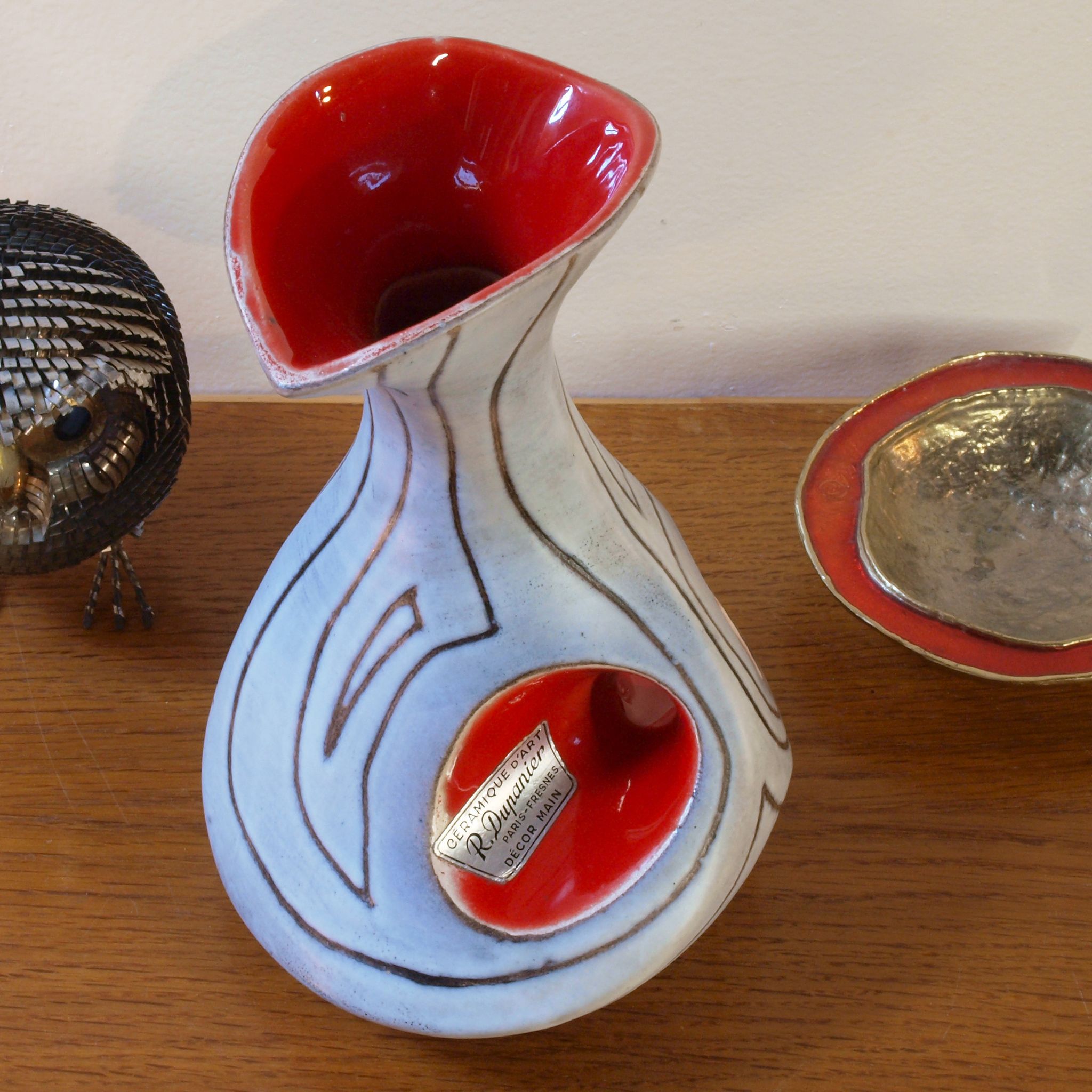 Vase by Robert Dupanier, Fresnes, 50s