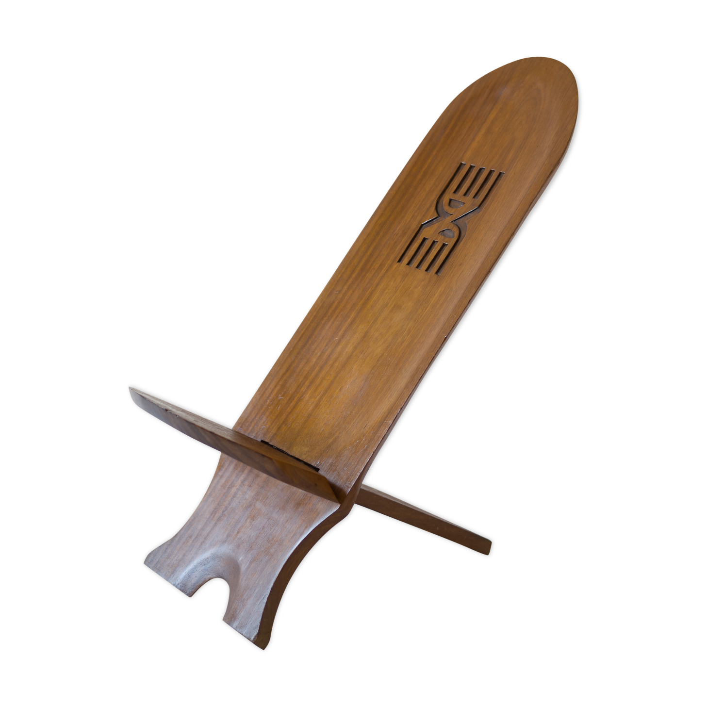 African mahogany armchair