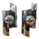 Vintage chrome wall lights - 70'S design
