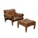 Sheriff Lounge Chair with Ottoman by Sergio Rodrigues for ISA