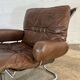 Fauteuil "Wing" en cuir, Harald RELLING, 1980s