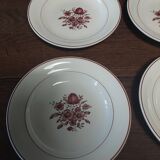 Villeroy & Boch Flora series of six soup plates