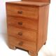 Small jeweller's workbench 1930s Height 75.5 cm