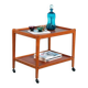 Vintage minimalist service trolley Deen design in teak, bar trolley.