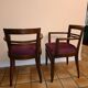 Paire de fauteuils bridge vintage 1940