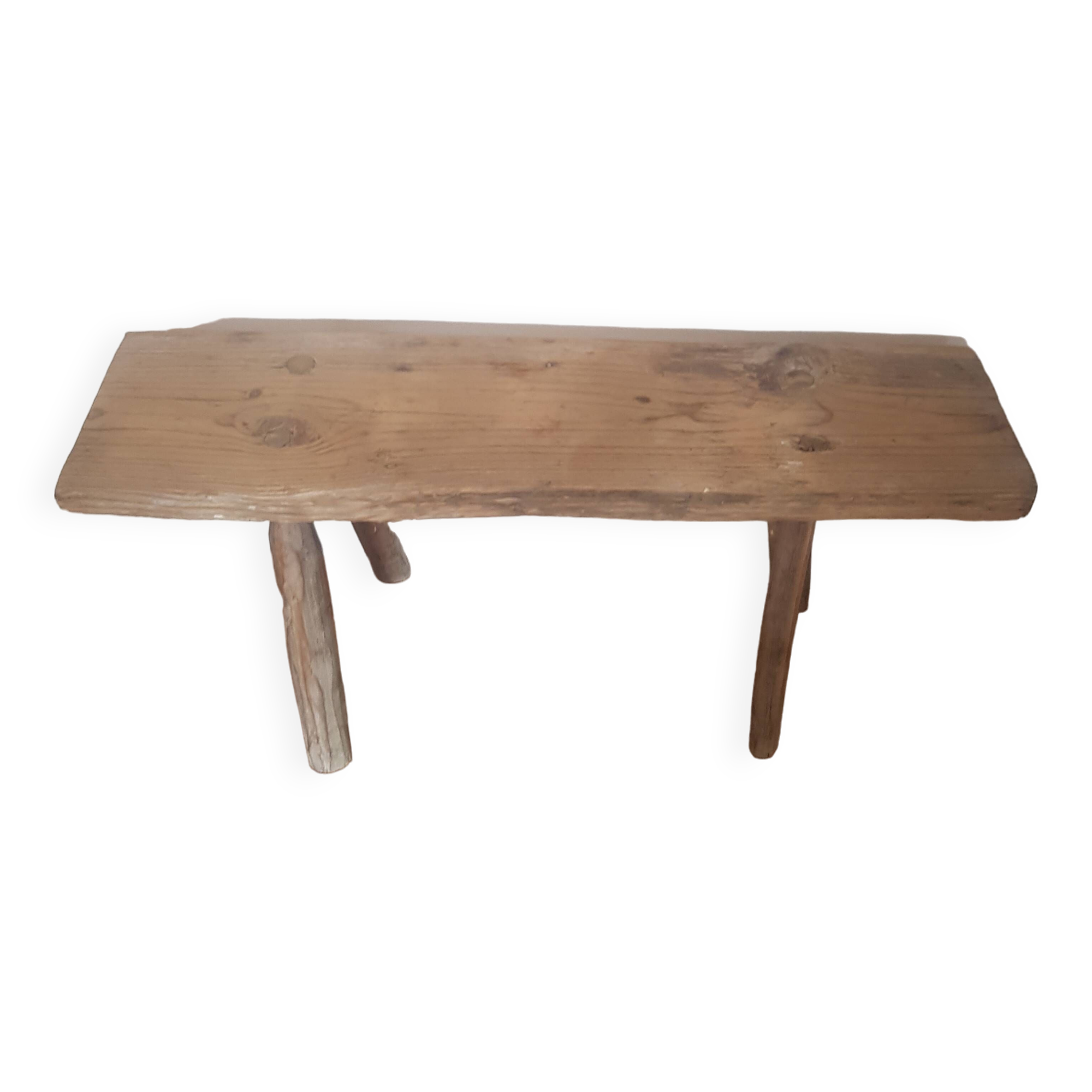 Small wooden bench