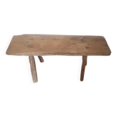 Small wooden bench