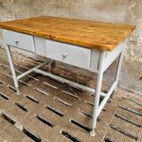 Industrial side table