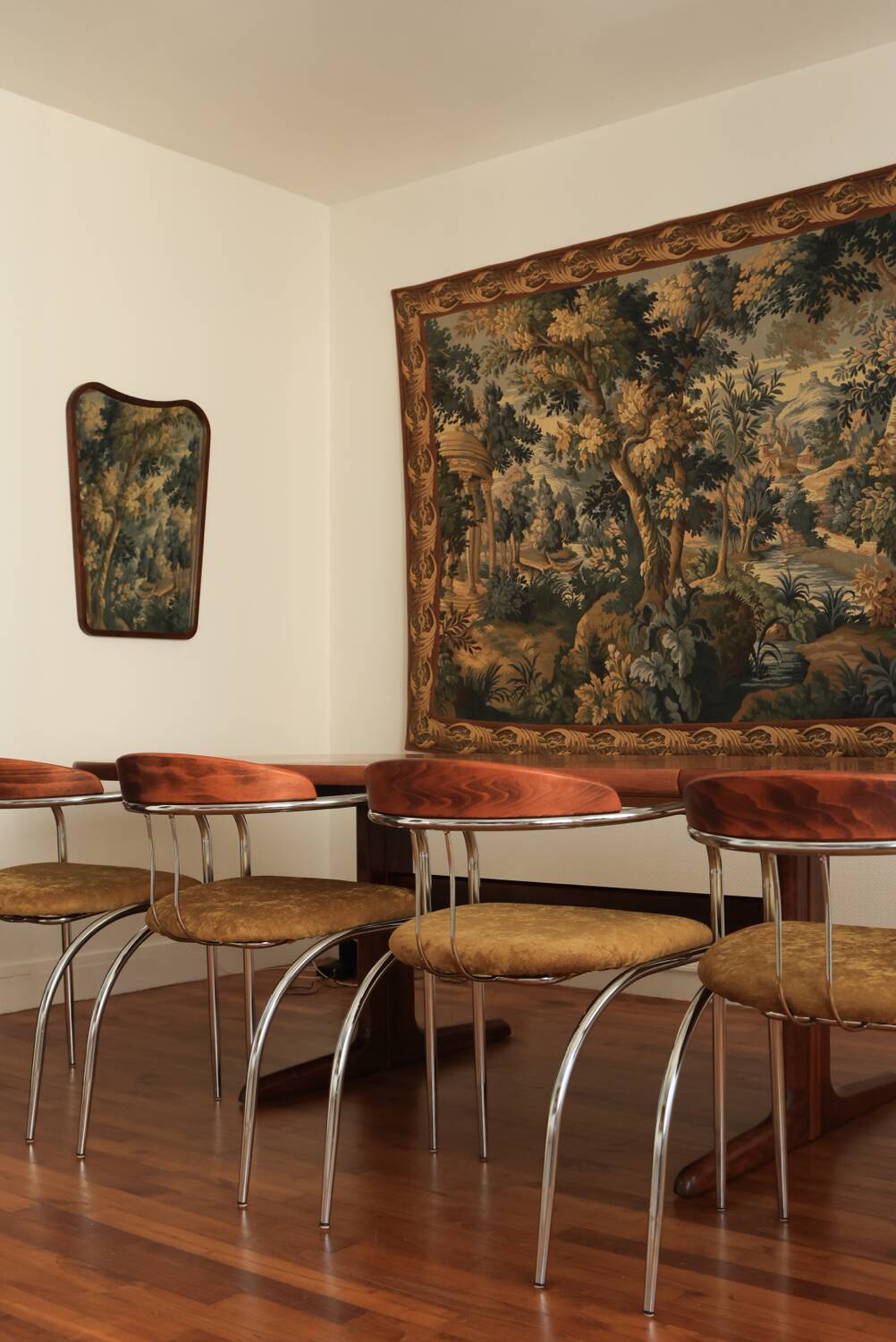 Antique wall tapestry