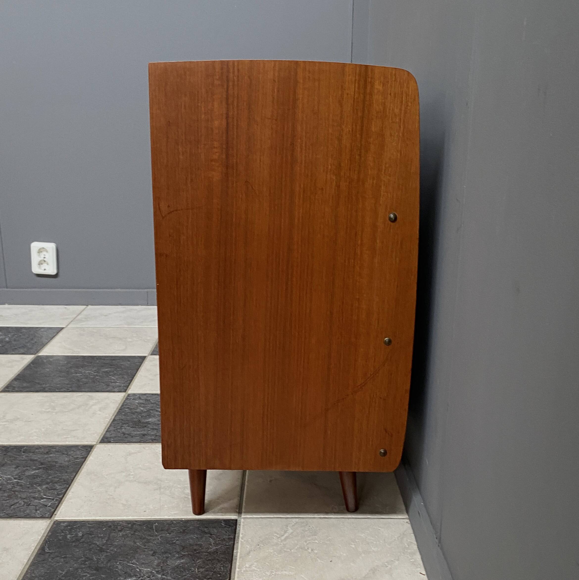 1960s wood Schoe cabinet