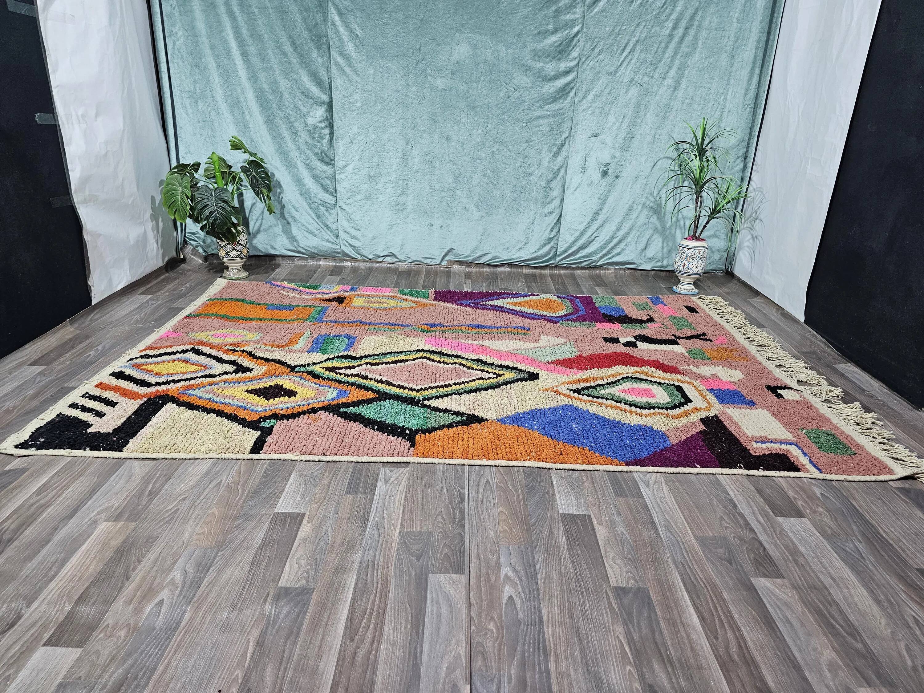 Large Berber wool rug 2.5x1.5 m