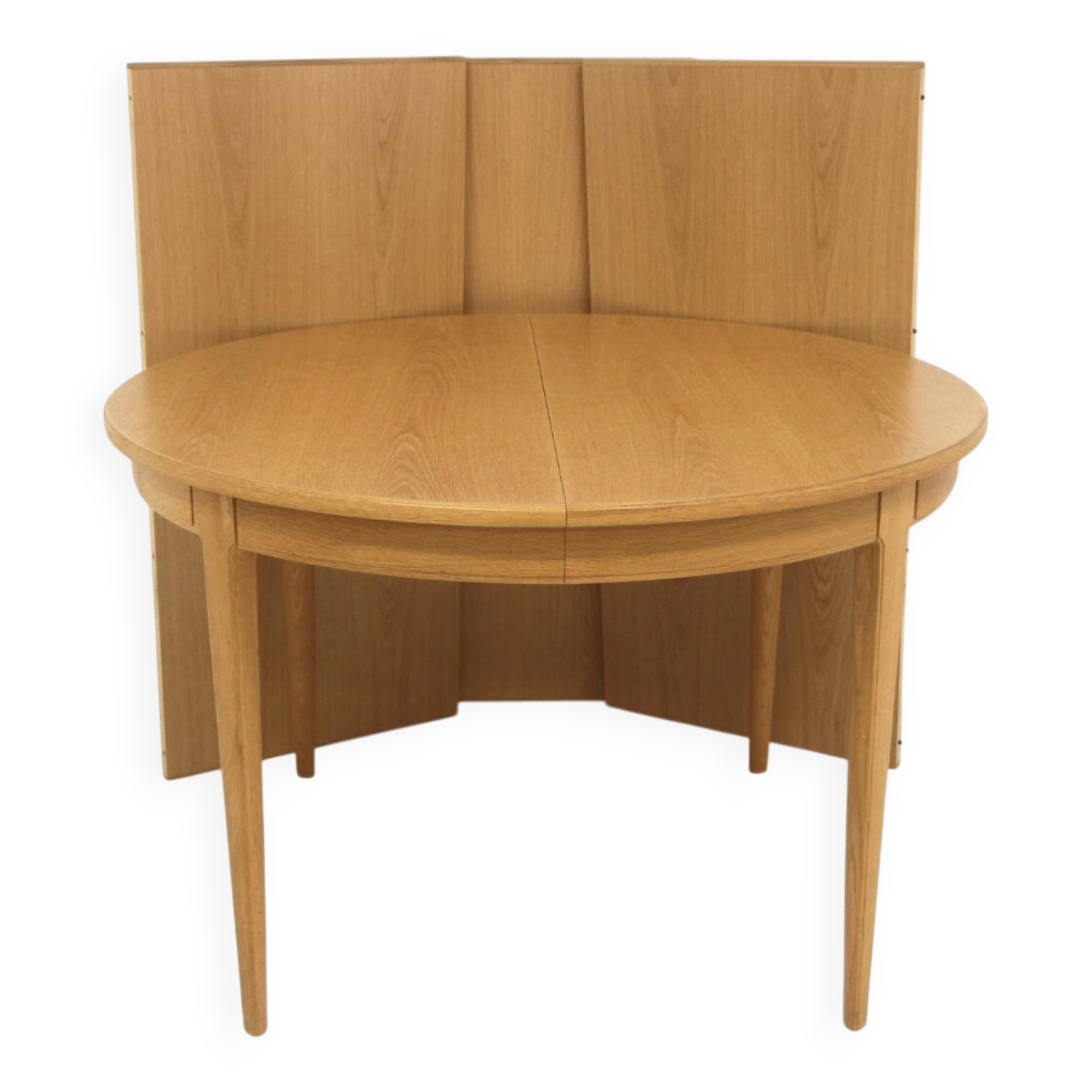 Dining table "Calmare Nickel", Carl Malmsten, Bodafors, Sweden, 1960