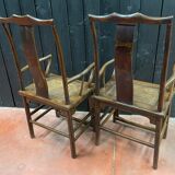 Pair of 19th century dignitary armchairs