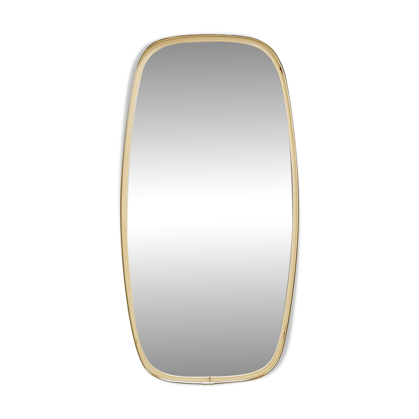 Mid-century wall mirror "rearview" - 1960s