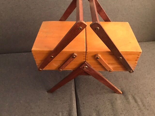 Vintage sewing basket