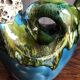 Vintage service style Vallauris called "sea foam" + 8 glasses