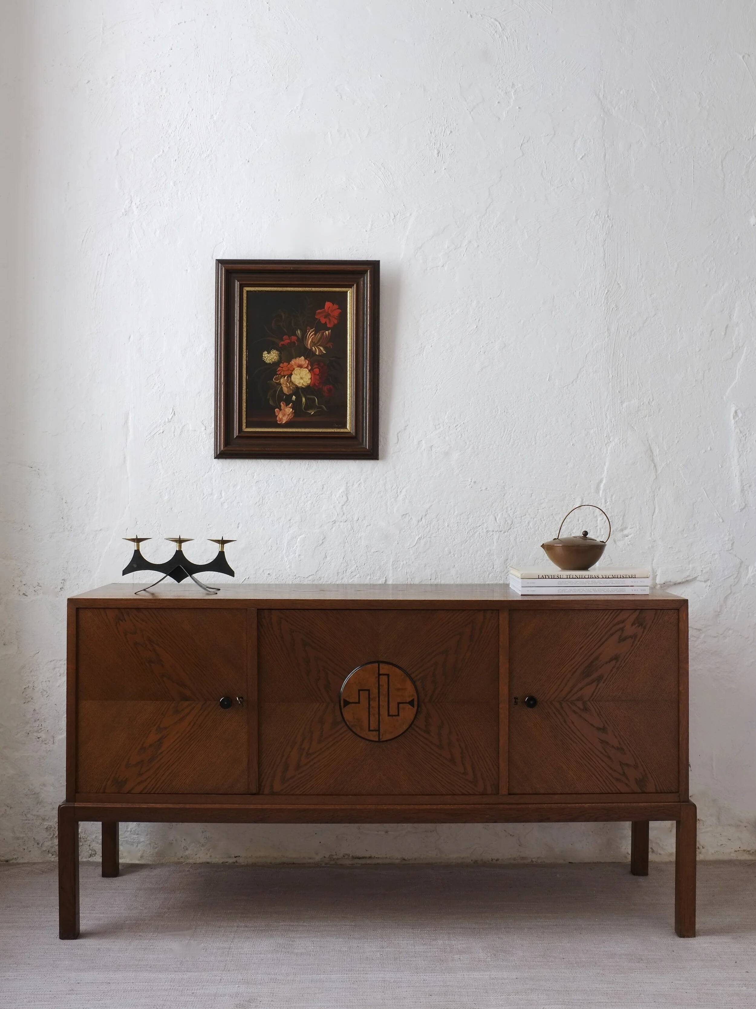 Buffet suédois moderne en chêne | Années 1930