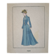 Colorful stencil Art Deco fashion