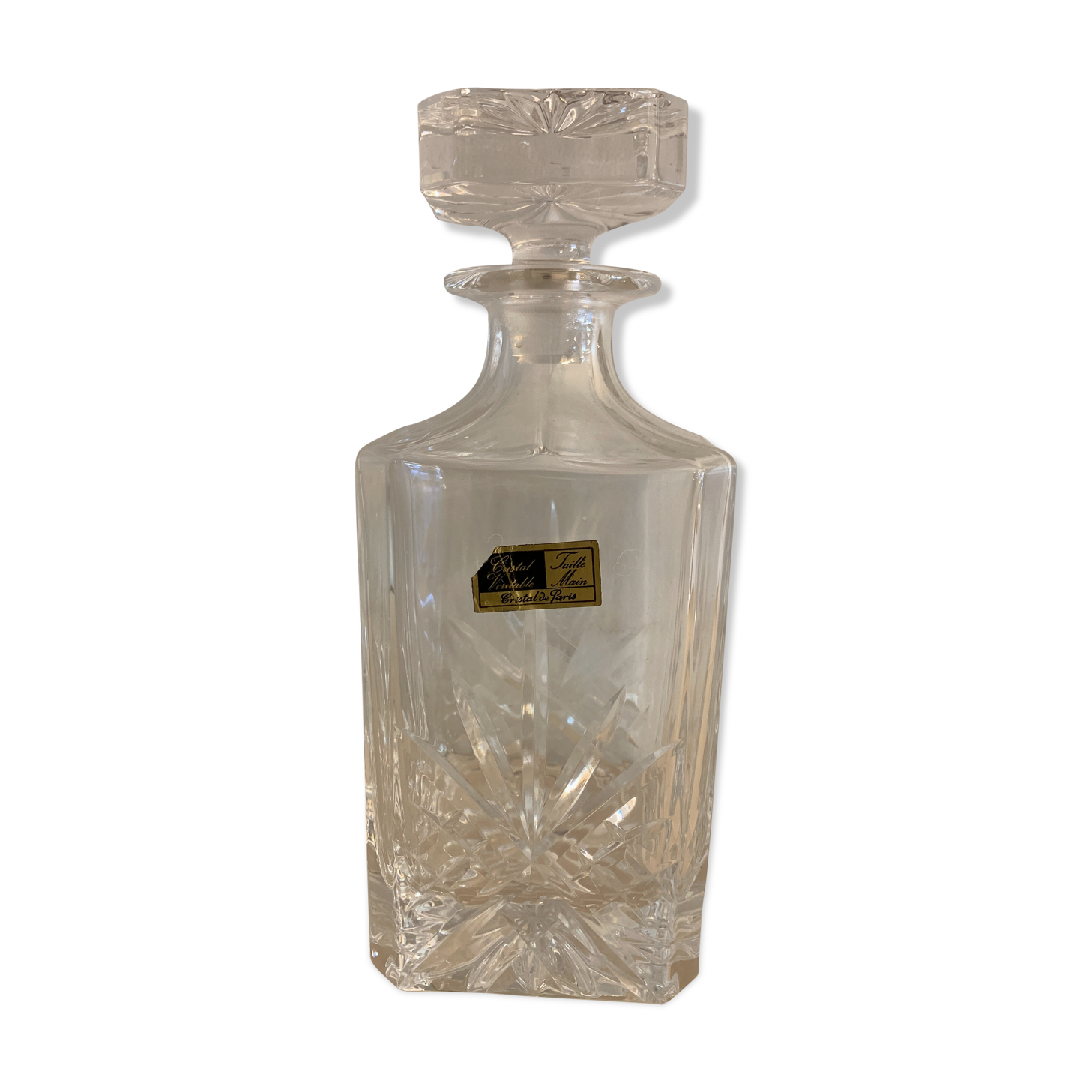 Paris crystal whisky decanter