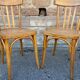 Paire de chaises bistrot café 1950s