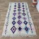 Handmade moroccan berber rug 217 x 117 cm