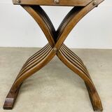 Florentine Savonarola folding chair, wood, Renaissance style