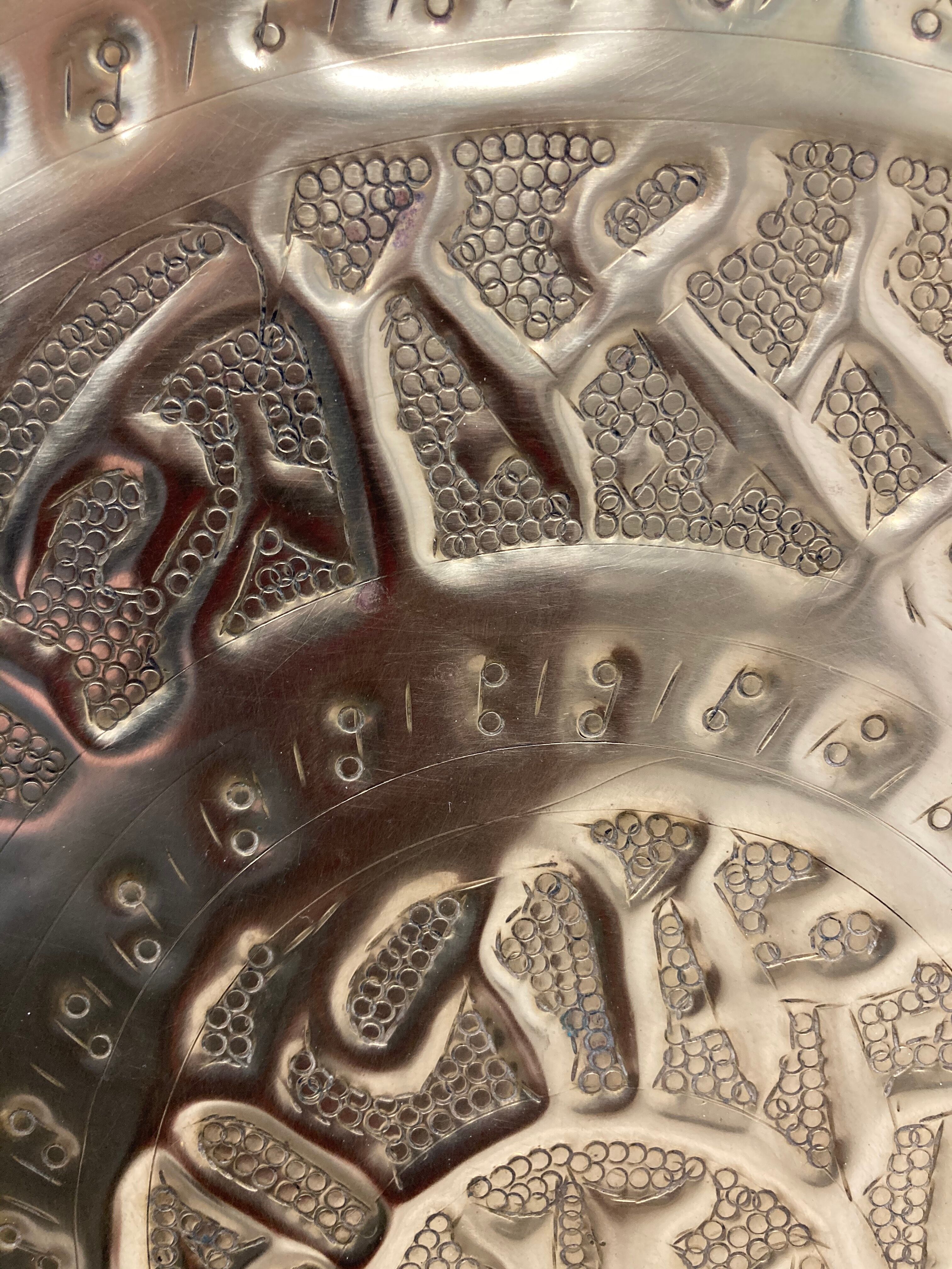 Brilliant brass dish