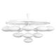 Impressive cloud chandelier mid-century modern of Volksgarten Milchhalle Vienna