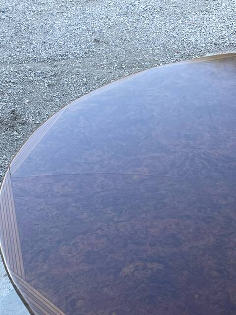 Round table by Tobia and Afra Scarpa Artona edition