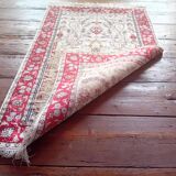 Handmade silk cashmere rug 125x76cm
