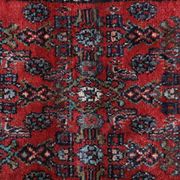 Tapis couloir oriental long, vintage Herati en laine tissé à la main, 85 x 420.