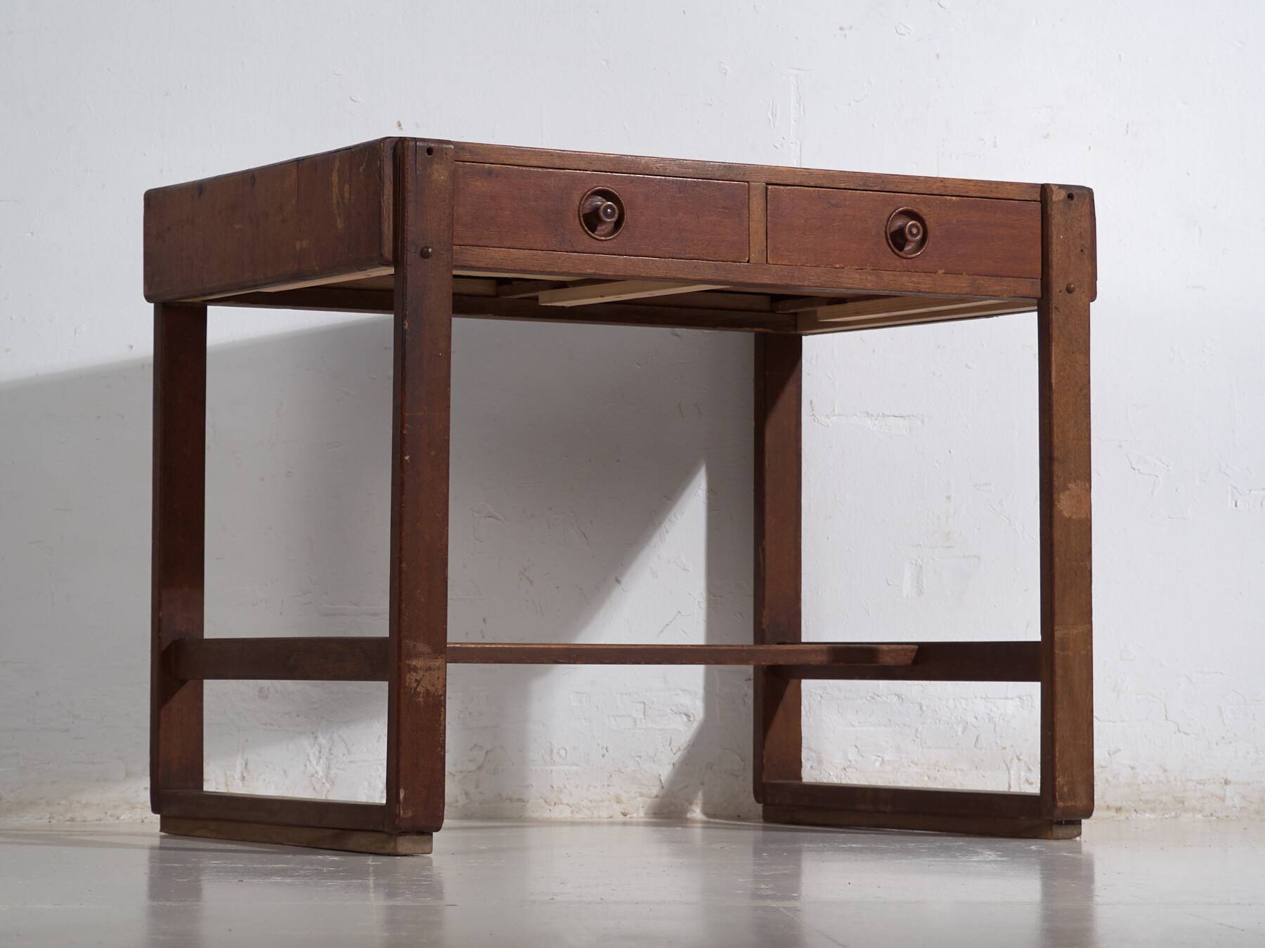 Bureau japonais ancien de type tsukue – Période Taisho/Showa (c.1910-1940)