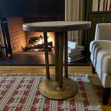 table d'appoint en laiton vintage / table de plantes