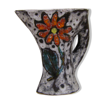 Vase in faience of Vallauris