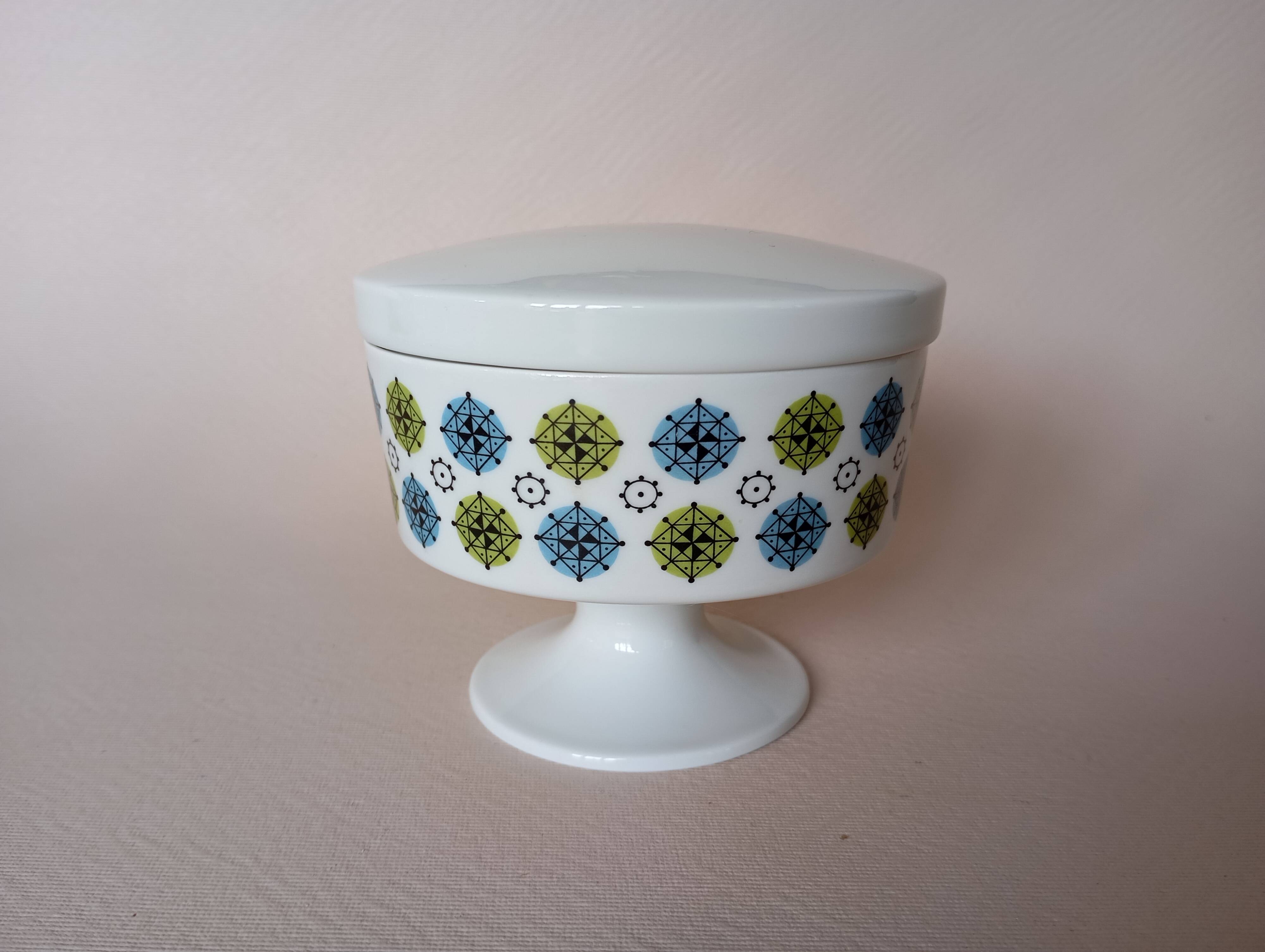 Service 8 cups "Rosette Taïga" Tapio Wirkkala & Ute Schröder for Rosenthal, ca 1970