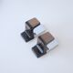 Pair of plexiglass hooks 70s/80s