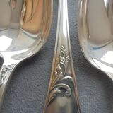 11 silver metal spoons