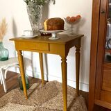 Old wooden side table