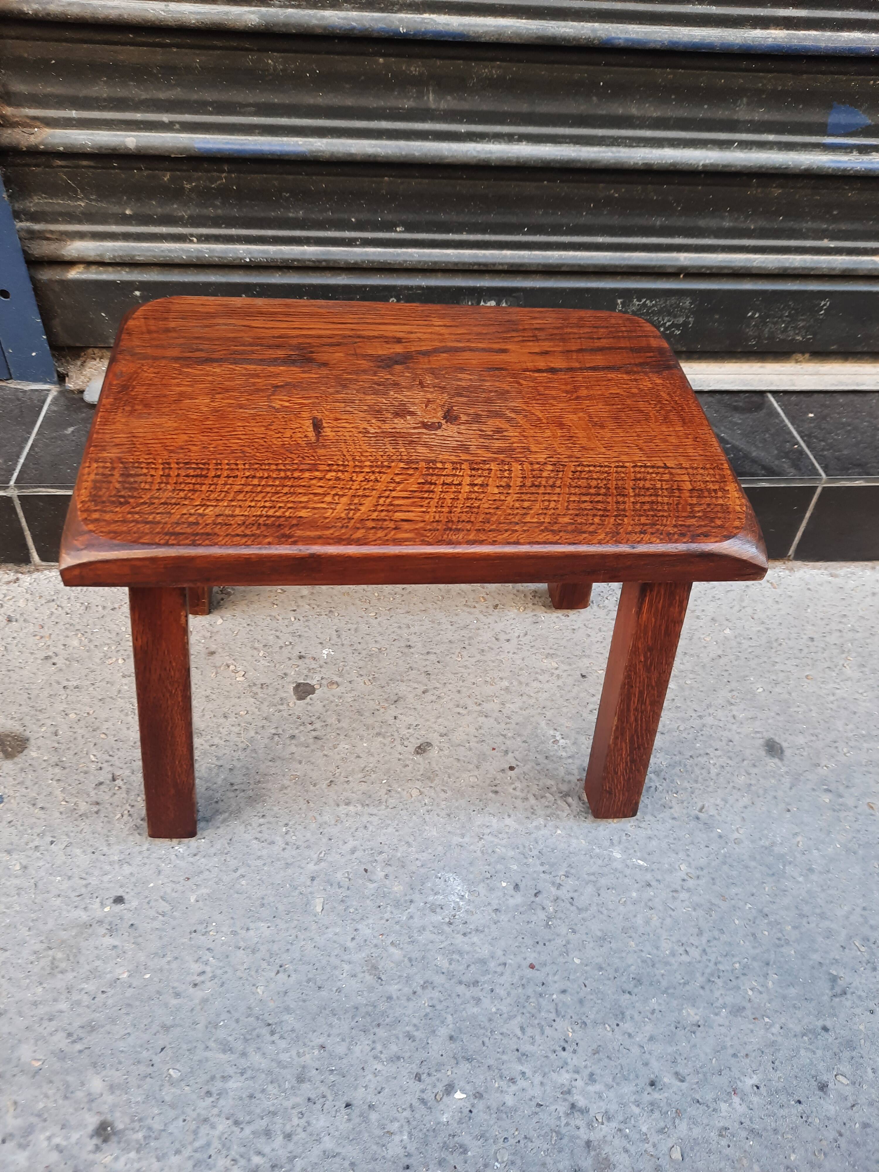 Solid wood stool