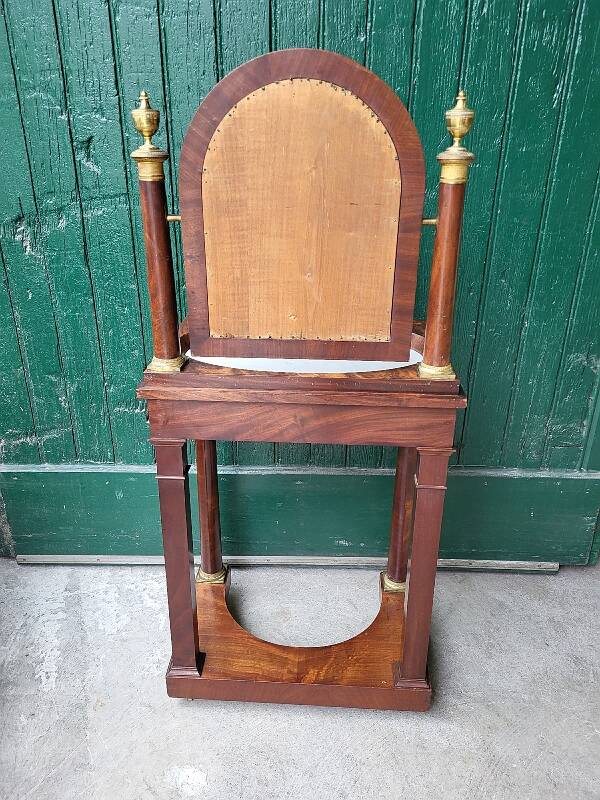 Small empire period psyche dressing table