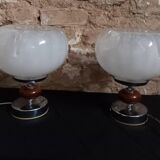 Pair of tablelamp 70s Italian design