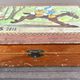Disney Antique toy, cube puzzle - 12 pieces in their wooden case - Garnier Cornil