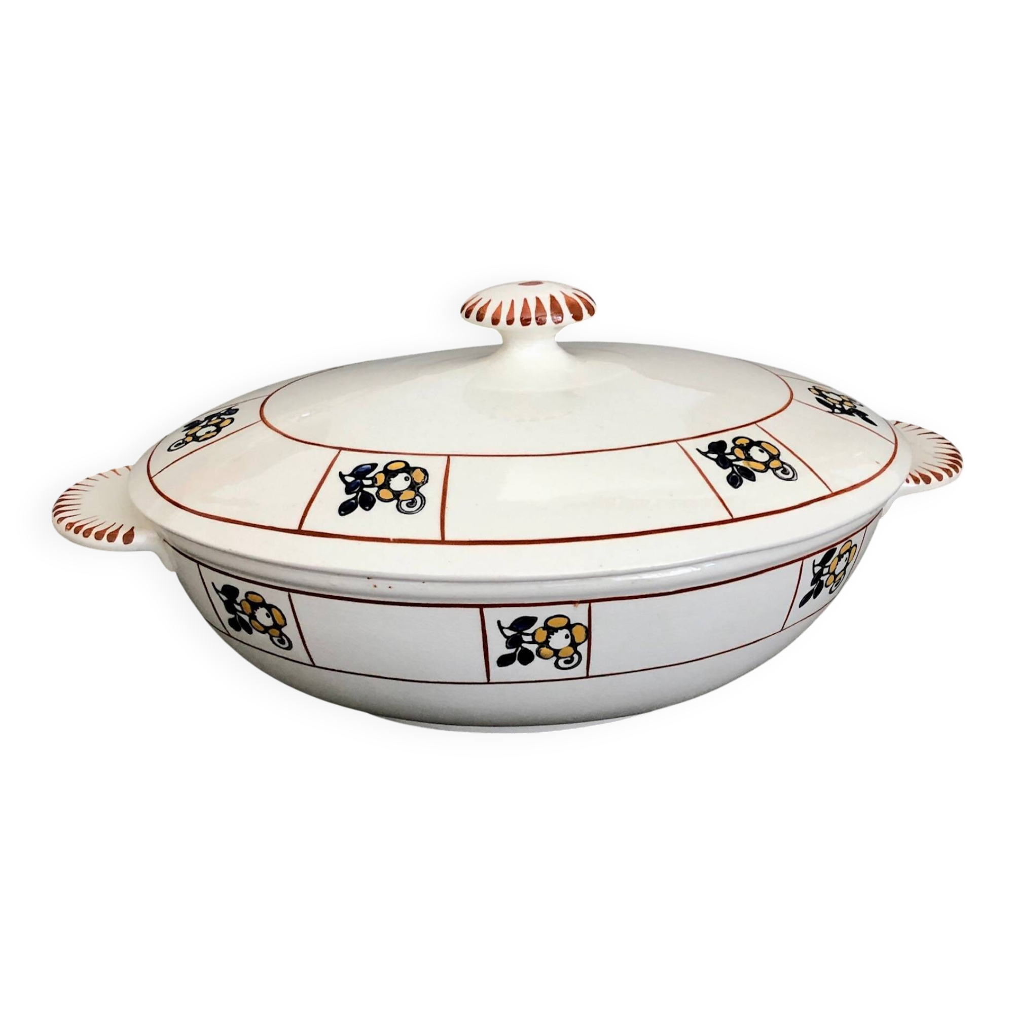 Iron Earth Vegetable Dish Salins Charbonnier 35 cm
