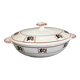 Iron Earth Vegetable Dish Salins Charbonnier 35 cm