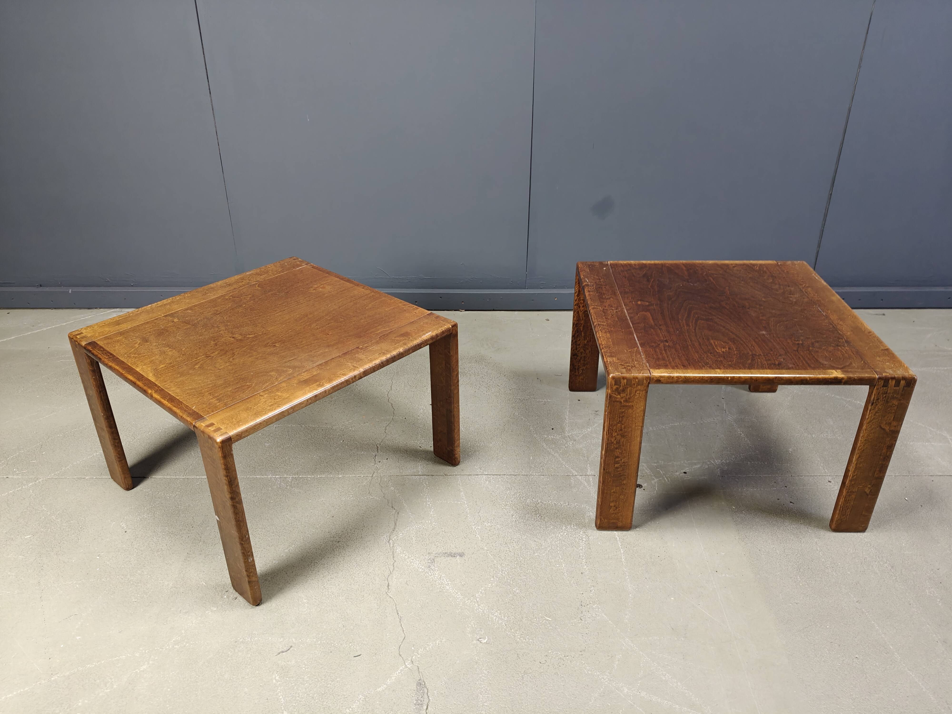 Paire de tables basses Bonanza par Asko, Finlande, 1960